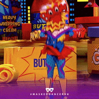 Dance Boom GIF by The Masked Singer UK & The Masked Dancer UK